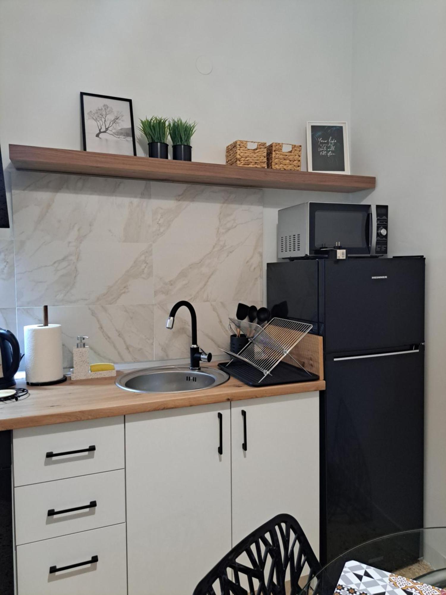 Stylish City Center Apartment Serres Extérieur photo