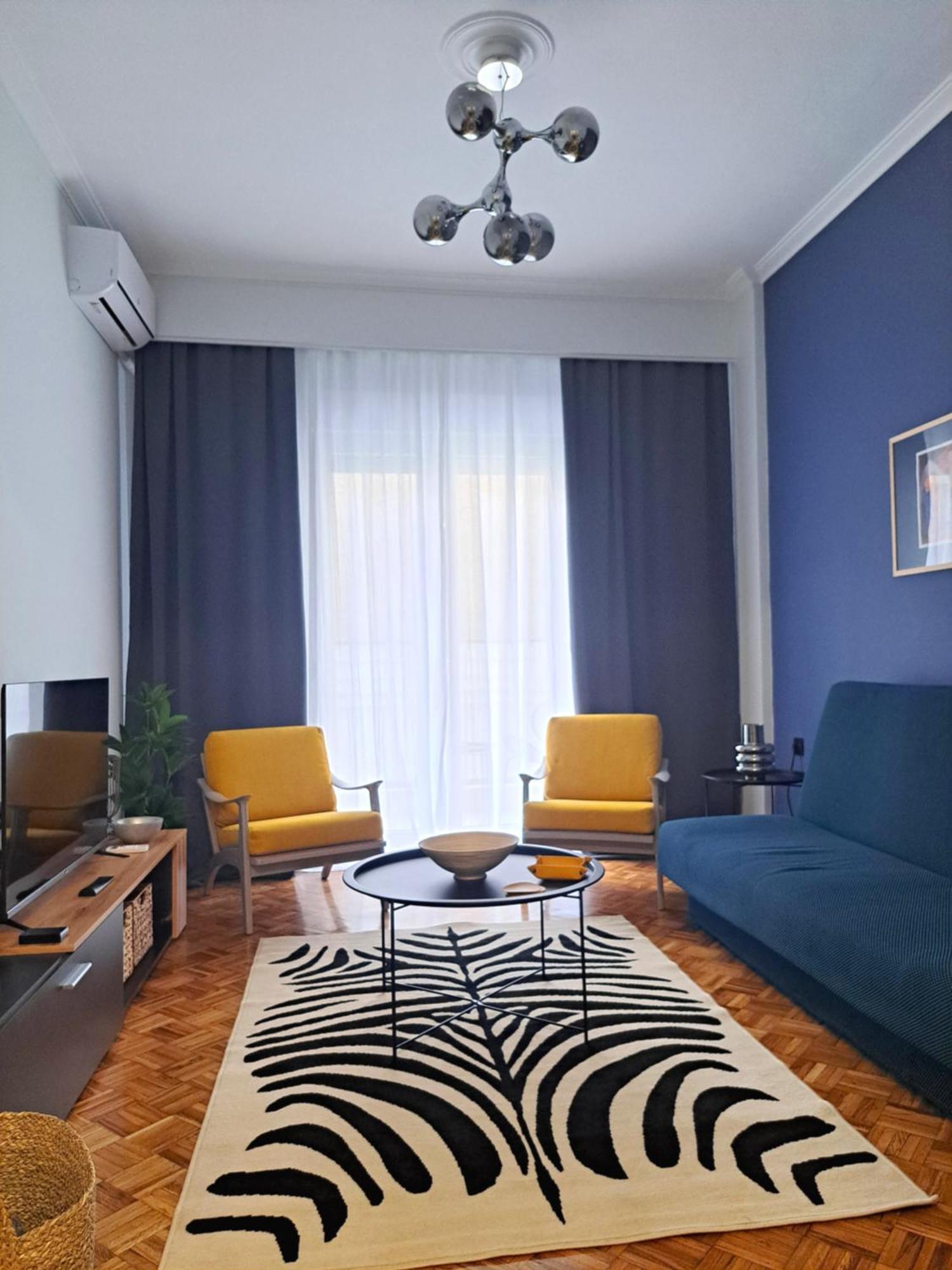 Stylish City Center Apartment Serres Extérieur photo