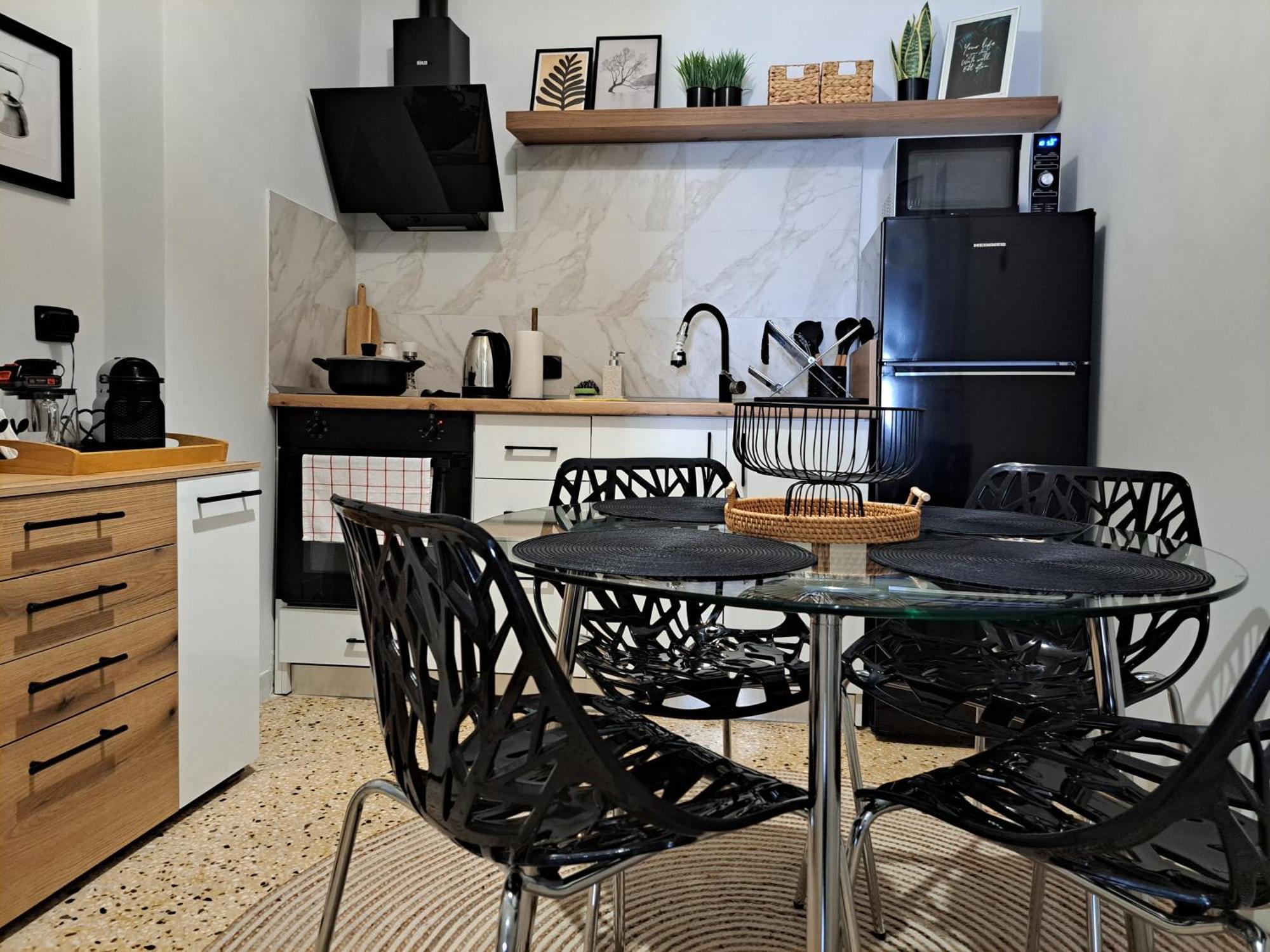 Stylish City Center Apartment Serres Extérieur photo